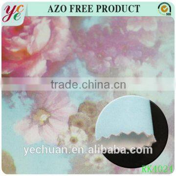 Air layer printed polyester elastic knit fabric dyeing price