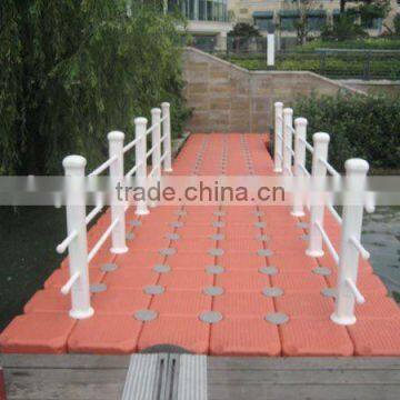 Hisea plastic module pontoon bridge