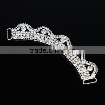 2015 New Wholesale Rhinestone Fitness Figure Posing Competition Bikini Connectors 12.4*2.1cm