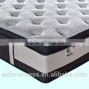 High Elastic Green Tea Memory Foam Pocket Spring Euro Top Mattress OMU-FP32 photo-2