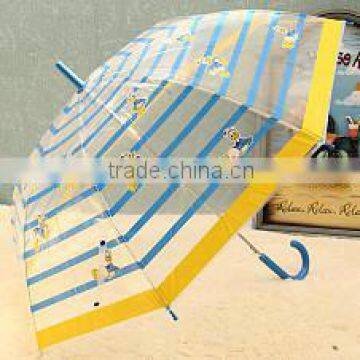 new item 23inches*8ribsdome transparent umbrella from Chinese factory ailbaba honsen