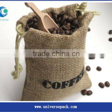 Wholesale burlap fabric jute bags for cocoa with custom logo