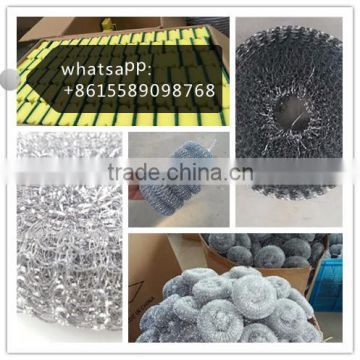 mesh scourer/galvanized scrubber/pot and pan scrubber