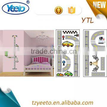 2015 Newest Cartoon Style Custom Kids Growth Chart Wall Sticker
