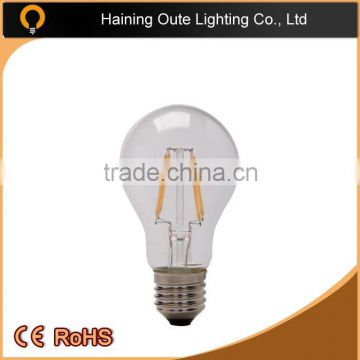 2015 Hot Sale LED Bulb 4W 6W 8W E27 LED Filament Bulb ,4w 6w 8w filament led bulb