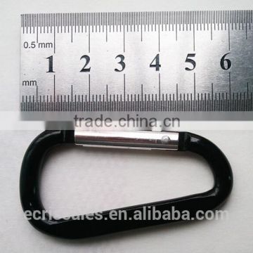 hot selling flat D shaped carabiner