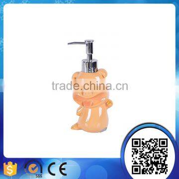 Factory direct bathroom hand push soap dispenser resin liquid soap dispenser