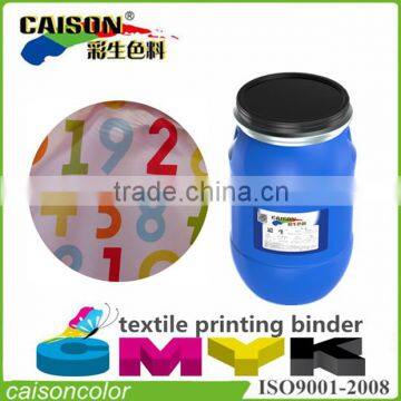 Eco-friendly water based textile pigment printing binder