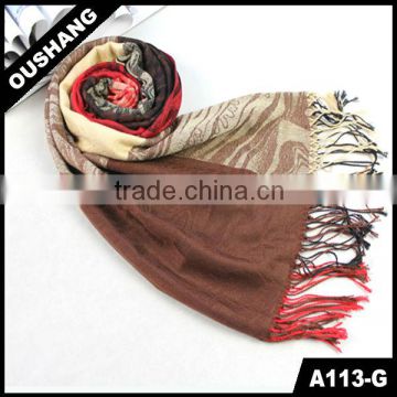 A113-G Lady Iridescent Cloud Wave Scarf