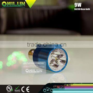 Super bright 9W led motorcycle driving headlight bulb