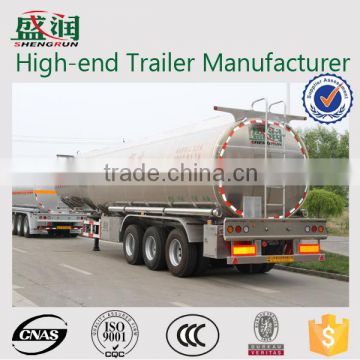 Square shaped fuel tank semi trailer for sale