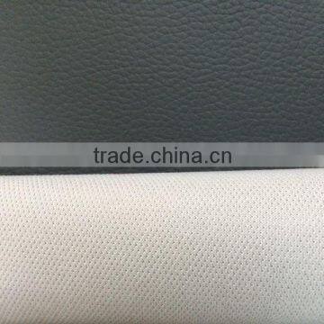 Embossed PVC Rexine Car Seat Leather Fabric Same With Real Leather Design photo-2
