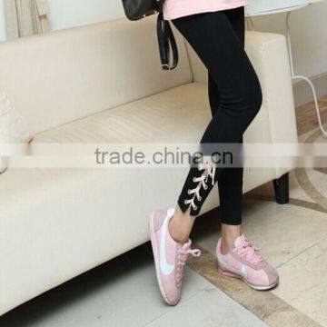 2015 Hot Sale Europe Style Lace Cotton Leggings photo-5