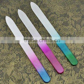 nail file /special glass material/Gradient color