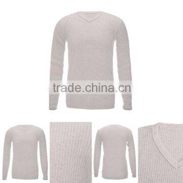 high quality cashmere v-neck men woolen sweater design