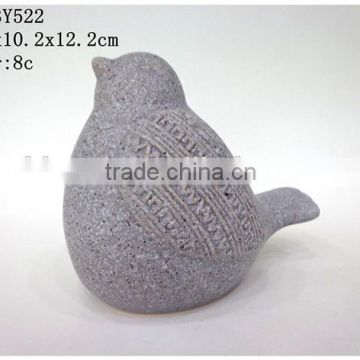 ceramic decoration fat bird figurine in fat