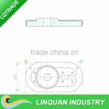 2QC Alumina Ladle slide gate plate for steel mills