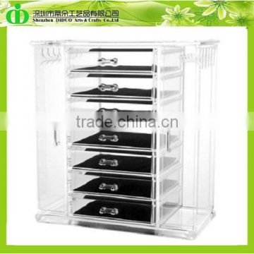 DDJ-0107 Trade Assurance Chinese Factory Wholesale Clear Acrylic Jewelry Chest