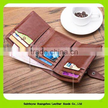 2016 Hot Selling Classical Fashion Lady Wallet, Wallet Trifold PU Leather Wallet 16914 photo-3