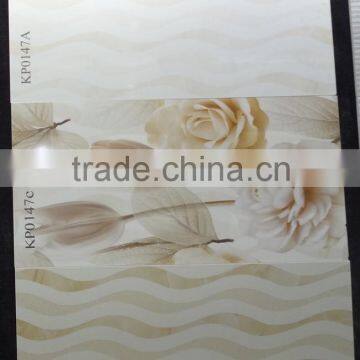 300x450mm 3D inkjet printing wall tiles types of tiles for kitchen