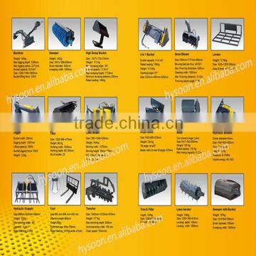 CE Approved Quick Attach Mini Skid Steer Loader Attachments photo-2