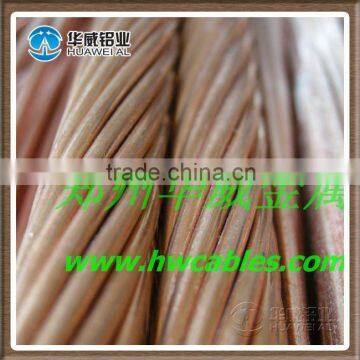 copper stranded wire for electric transmission