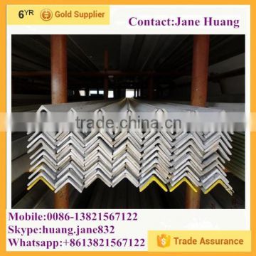 Q235B galvanized mild steel angle/steel angle bar