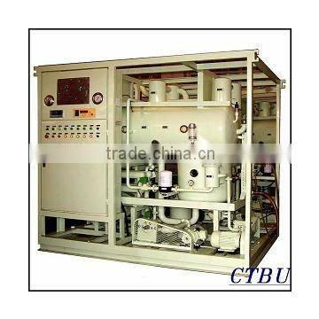Oil filling vacuum system for compressor system