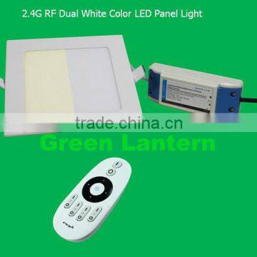 Hot sale square 2.4G wifi CCT color temperature led panel light with remote & driver