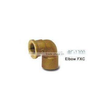 Cast pressure copper fittings,Cast 90 reducing Elbow CxF, cast copper fittings