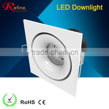 Led downlight Aluminium body COB 6W square led downlight