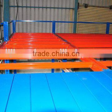 Steel mezzanine floor rack