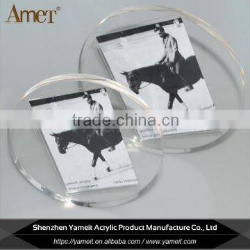 2016 New style clear round acrylic photofunia/photo frame