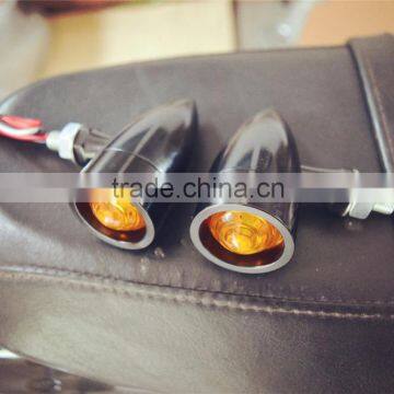 motorcycle turn lights for harley/ chopper/ bobber motorcycle brass turn signals bullet turn signals for harley