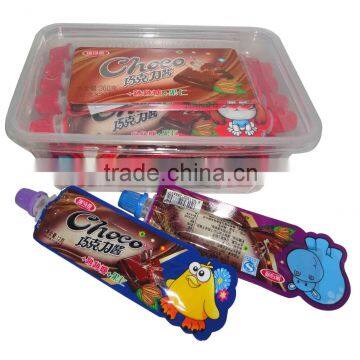 12g chocolate jam with sesame and popping candy