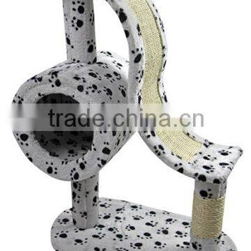 BSCI Pet Factory Deluxe Cat Tree Tower Condo Scratcher Furniture Kitten House Hammock Cat Scratcher Grey Color
