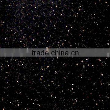 Imported Black galaxy granite slab