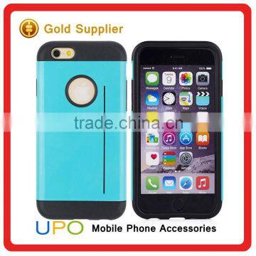 [UPO] 2016 New Product Armor TPU PC Mobile Phone Cover Case with Card Slot for iPhone 6