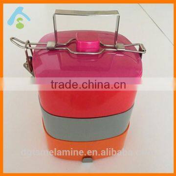 100% melamine eco-friendly lunch box ;melamine dinnerware