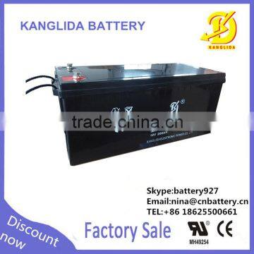 12v 200ah deep cycle rechargeable storage home solar system battery CA122000