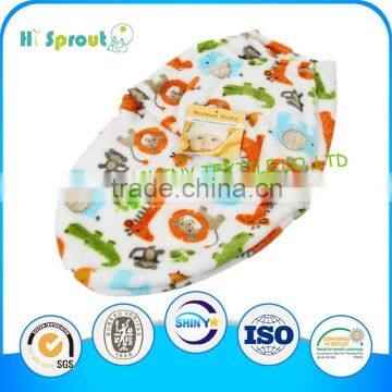 ONS4560 Flannel Swaddling With Lovely Printing Baby Swaddle Baby Swaddle Blanket