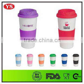 16oz reusable thermos plastic pp coffee cups