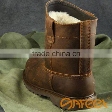 China Factory Nubuck Safety Shoes CE Safety Shoes Steel Plate Oil Resistant and Acid Resistant Safety Shoes Nubuck SA-3301 photo-5