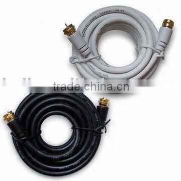 RG6/U Coaxial cable(RG6 Cable,Cable RG6,Coaxial cable RG6 with plug,used for household TV System