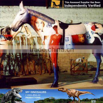 My Dino-C048 Theme Park Animal Decoration Resin Horse Model photo-6