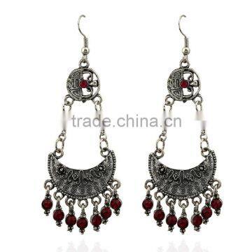 Leaf Tassel Crescent Shape High Quality Anime Earring