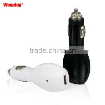 Guangzhou wonplug car charger adapter 5V 2A output with single USB port