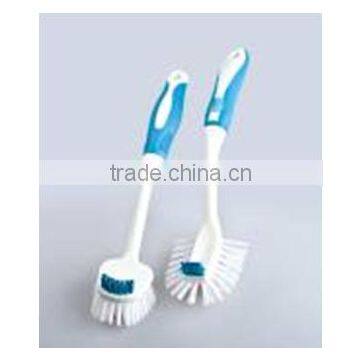 Plastic pan cleaning brush