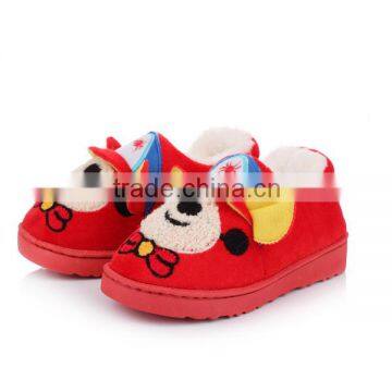 warm shoes kids with EVA out sole for winter