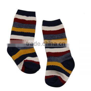 GSB-24 Bulk Cotton Striped Design Baby Socks Wholesale